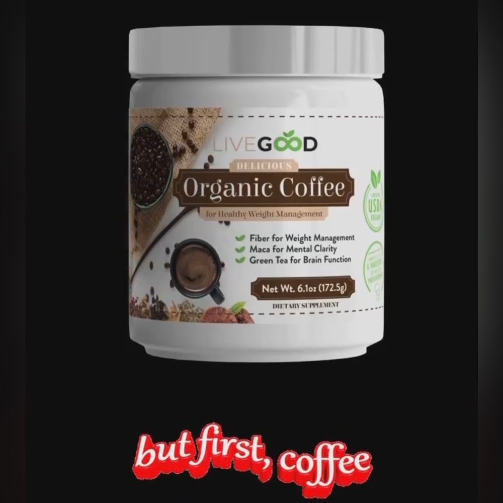 NWT! Organic Vegan Coffee ☕️ Weight Management & Healthy Mood! ❤️